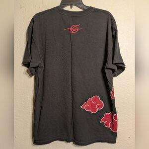 Naruto Black and Red Graphic Men's Shirt Size Xl Pre-owned Ripple Function